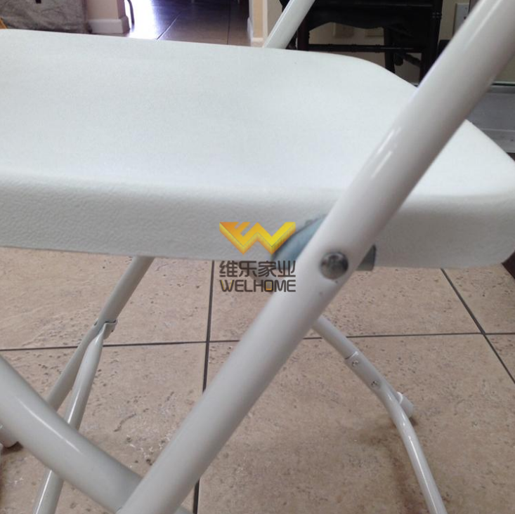 White Metal Folding Chair for outdoor event